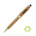 ECO Bamboo Twist Action Mechanical Pencil with Stylus